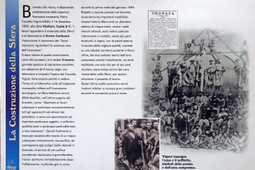 Estratto dai pannelli della mostra redatta a cura di Fulvio Bortolozzo nel 1998, sulla base delle ricerche condotte da Domenico Camosso e Dilma Formento (pannello 16)